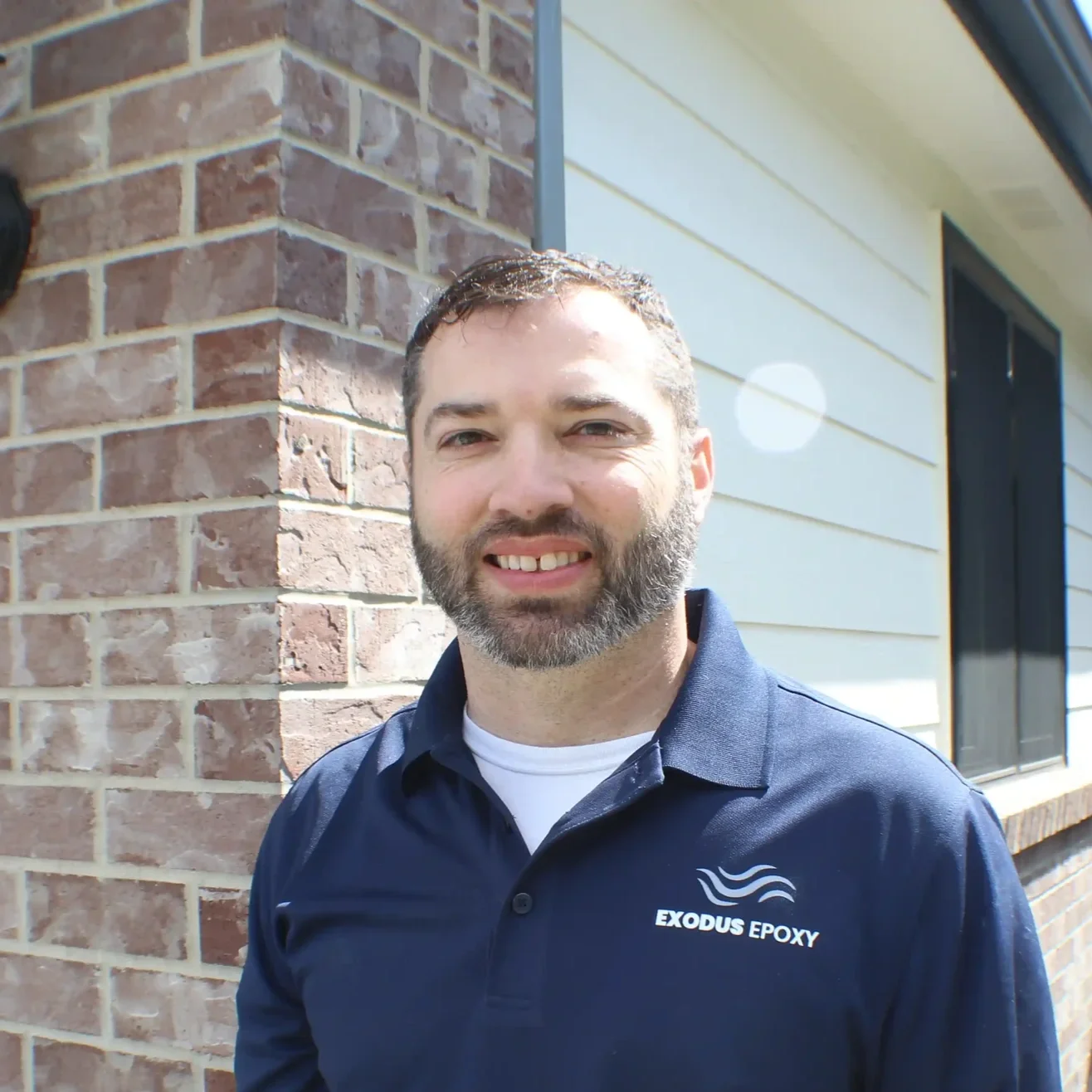 owen schwendiman 1/3 owner of exodus epoxy and flooring