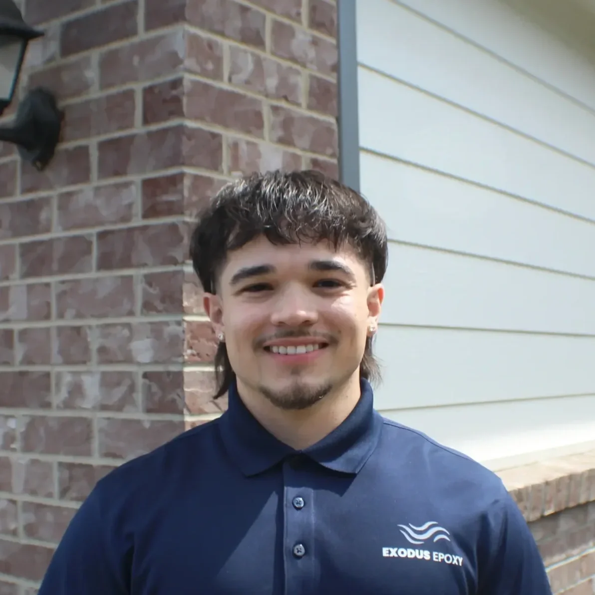 devin schwendiman 1/3 owner of exodus epoxy and flooring