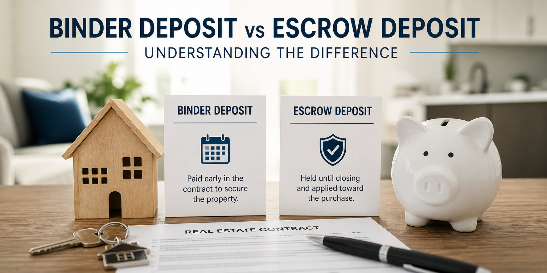 Binder Deposit vs Escrow Deposit Florida: What’s the Difference?