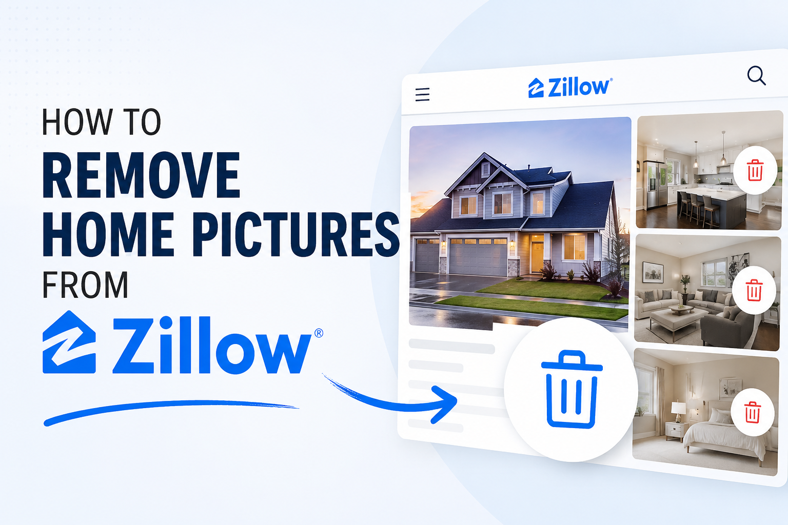 How to remove your home photos from Zillow