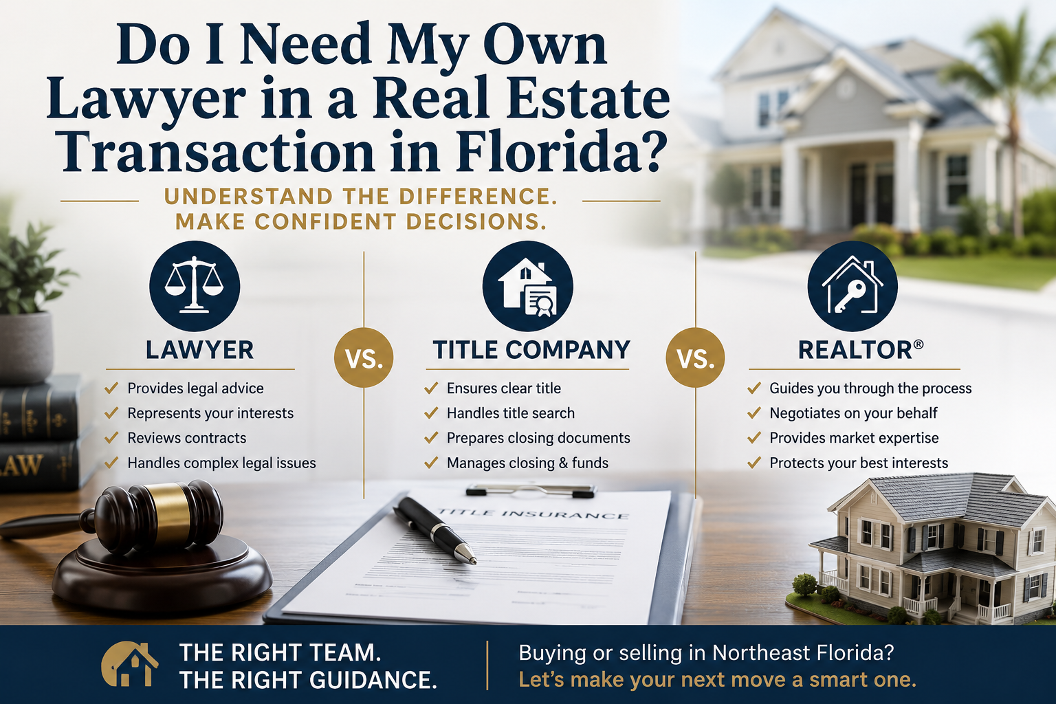 Do I Need My Own Lawyer in a Real Estate Transaction in Florida?