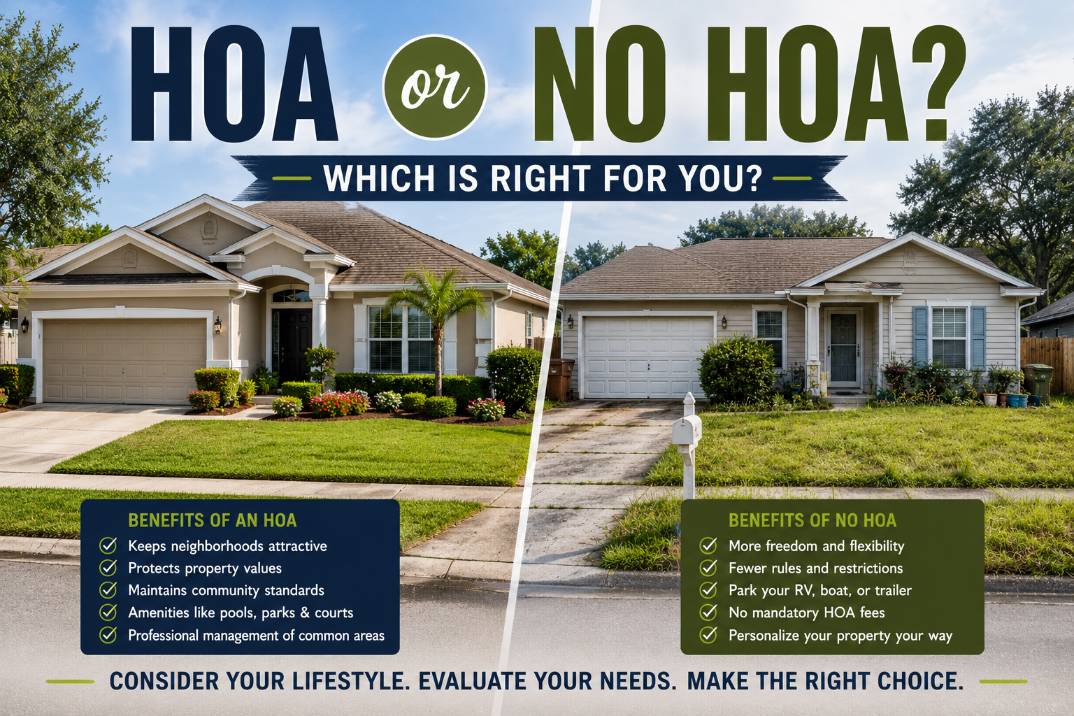 Should I Buy a House with an HOA or No HOA?