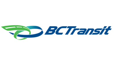 Blue and green BC Transit logo
