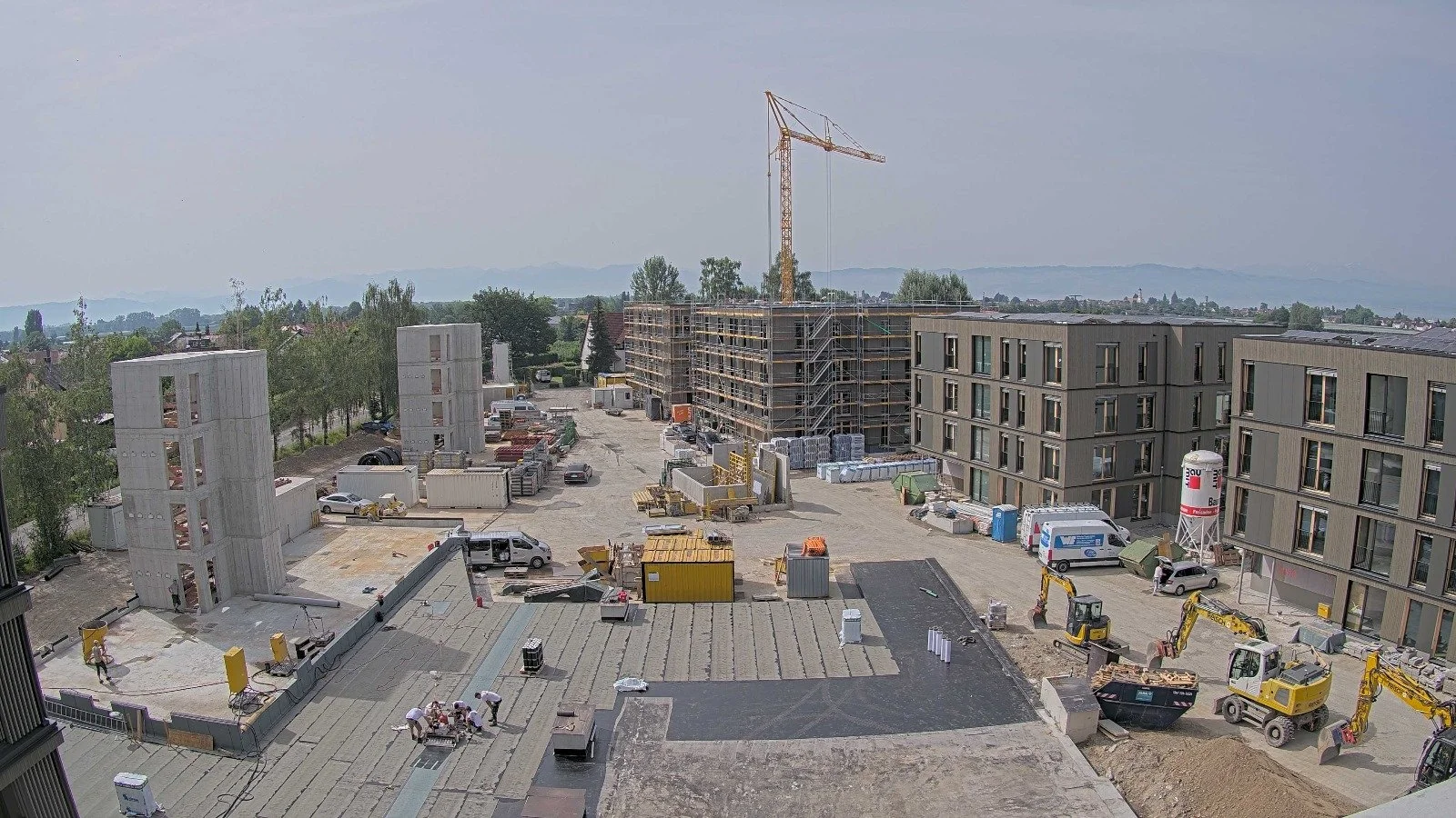 Газопламъчно поставяне на многопластова битумна хидроизолация като подизпълнител, München, Германия