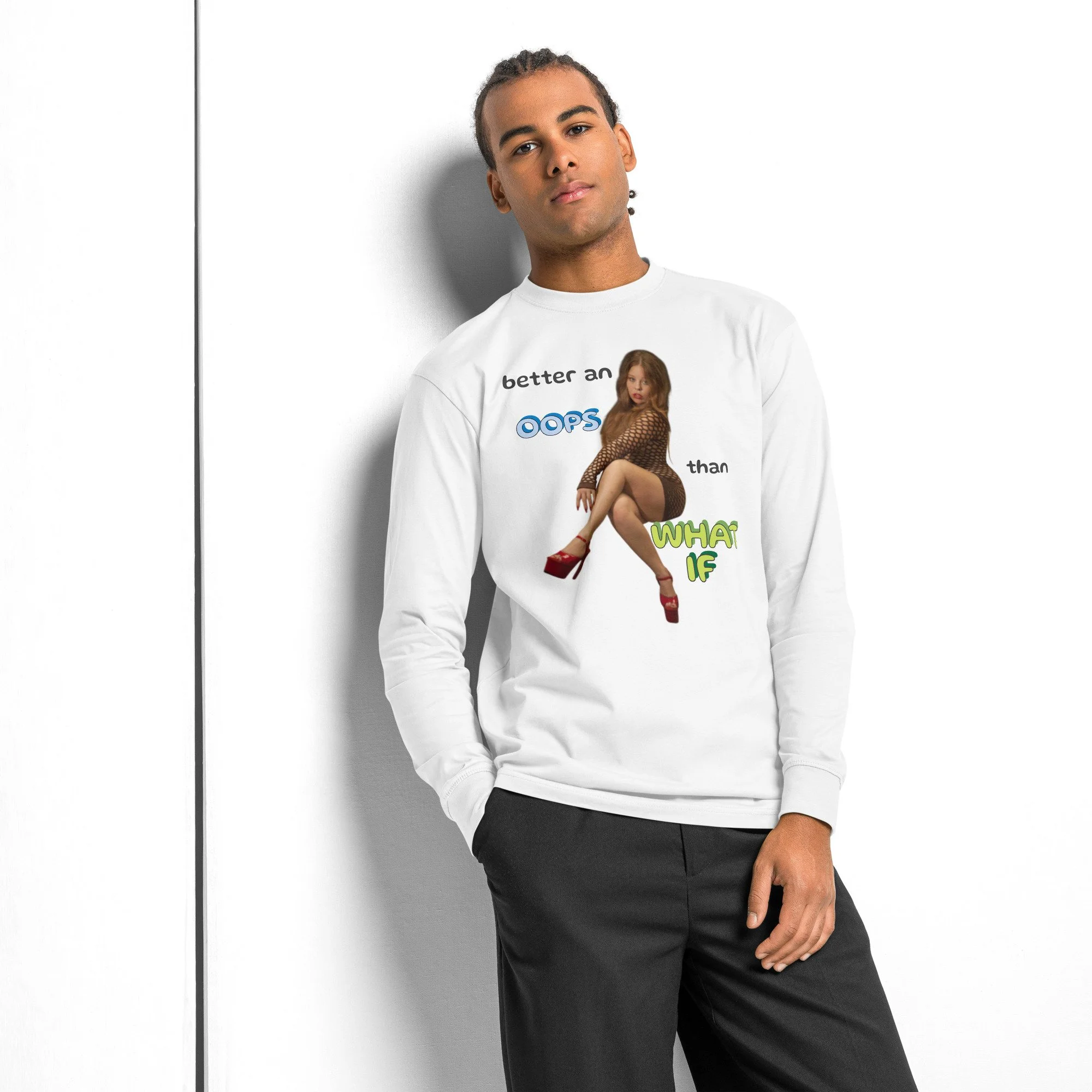 Men's heavyweight long sleeve t-shirt