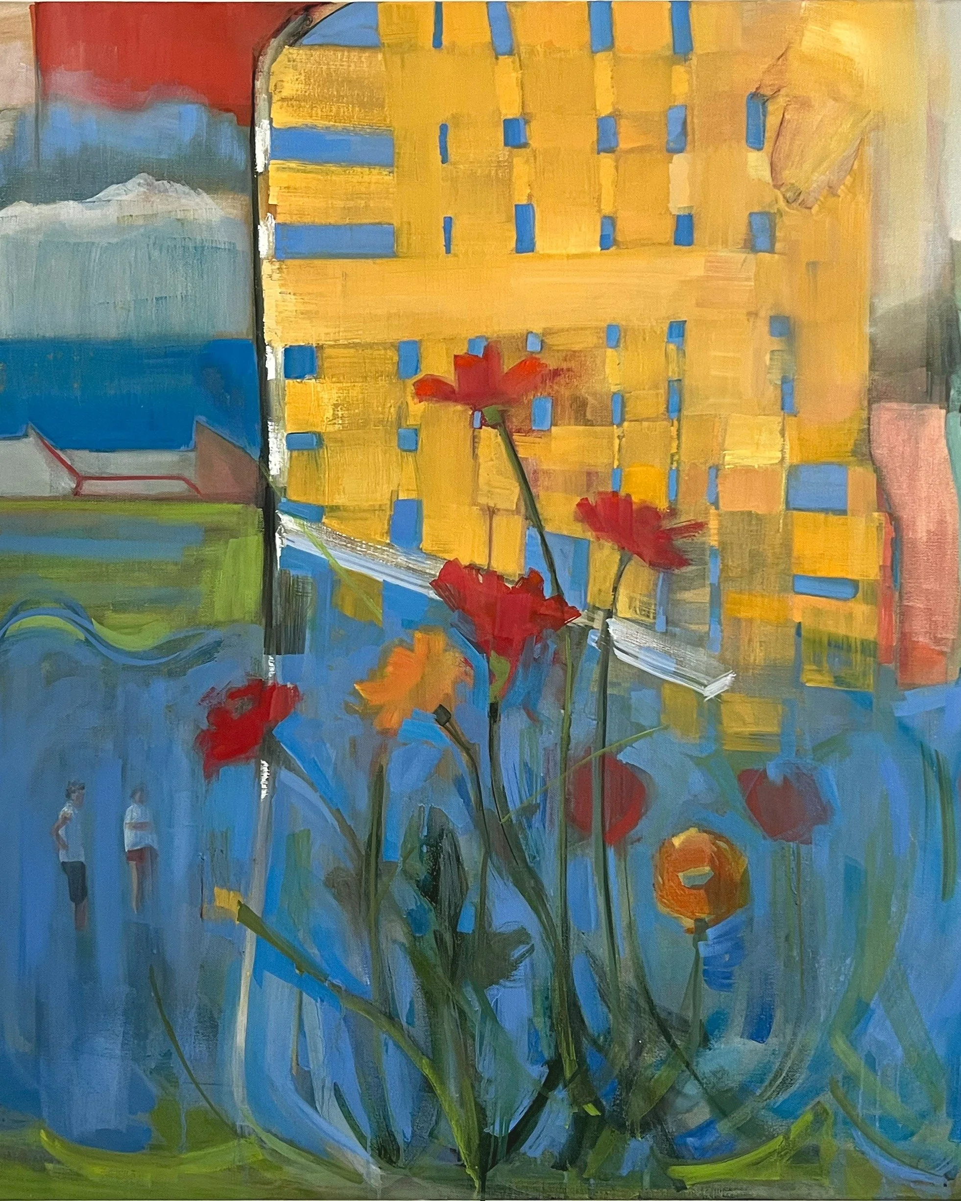 It's Fri-yay!! It's time to soak up the sun, light up the grill and have a boat drink or two! Happy Labor Day Weekend, Everyone! 

Art pictured is part of the Gallery's current exhibition, A Summer Social, installed through 09/19. Artwork pictured is