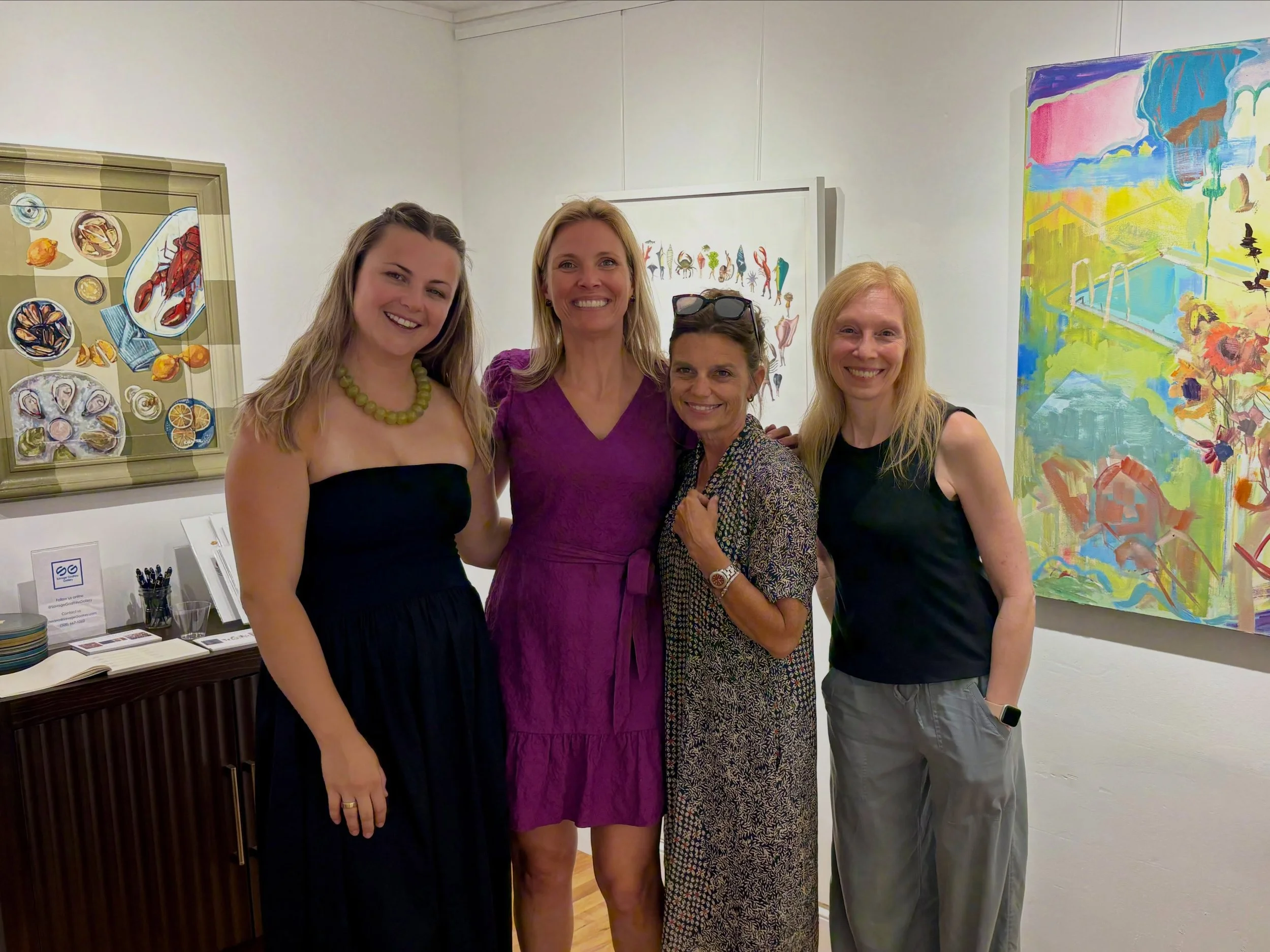 These three artists made Summer extra special at the Gallery! &ldquo;A Summer Social&rdquo; gave us an interesting spin on coastal art providing great dialog between artworks, visitors and artists. If you missed the installation, check out the artist