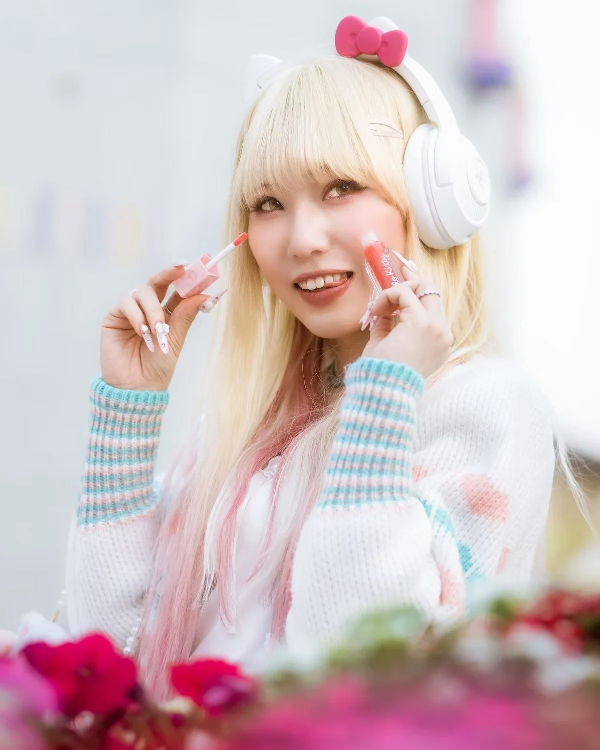 Hello Kitty x soda Makeup