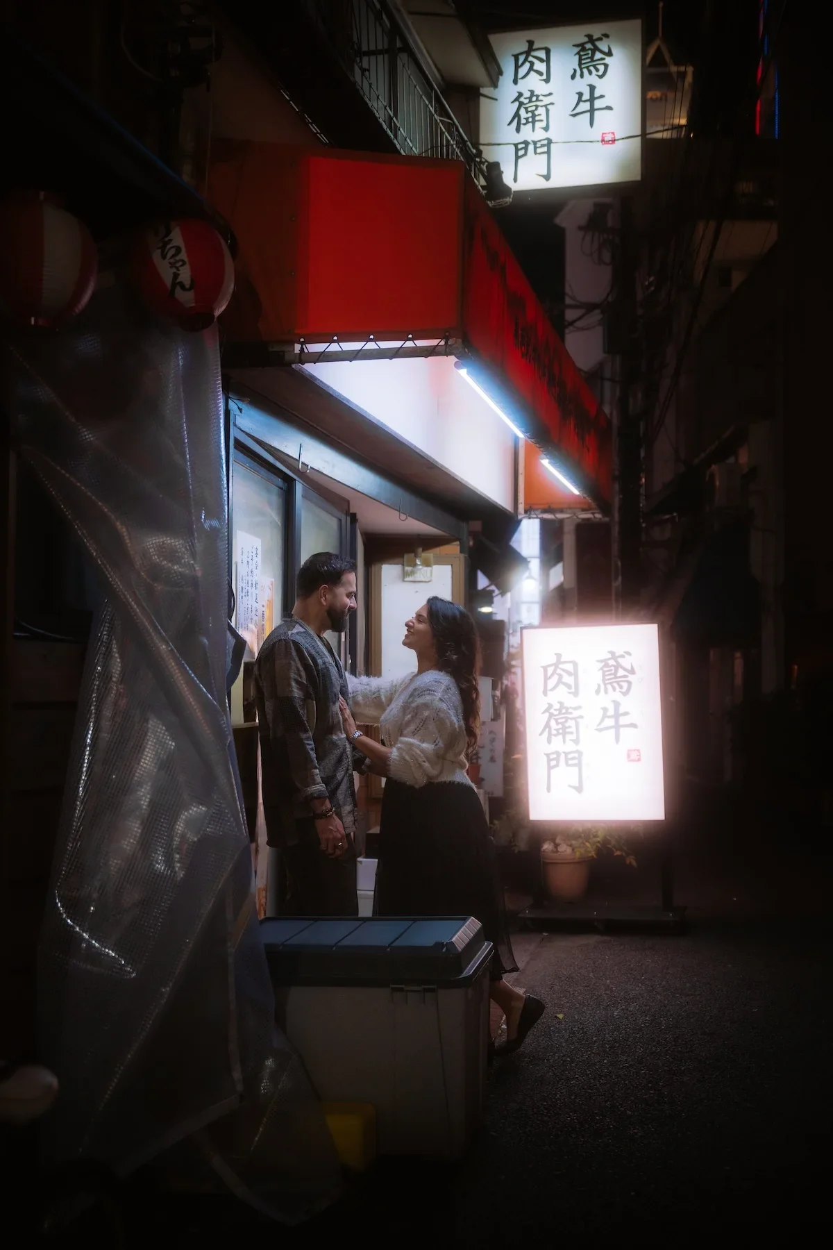  Candid street photoshoot inside the historic, atmospheric side streets surrounding Hoppy Dori in Asakusa. 