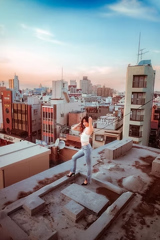 Rooftop Private Photoshoot with Tokyo Photographer