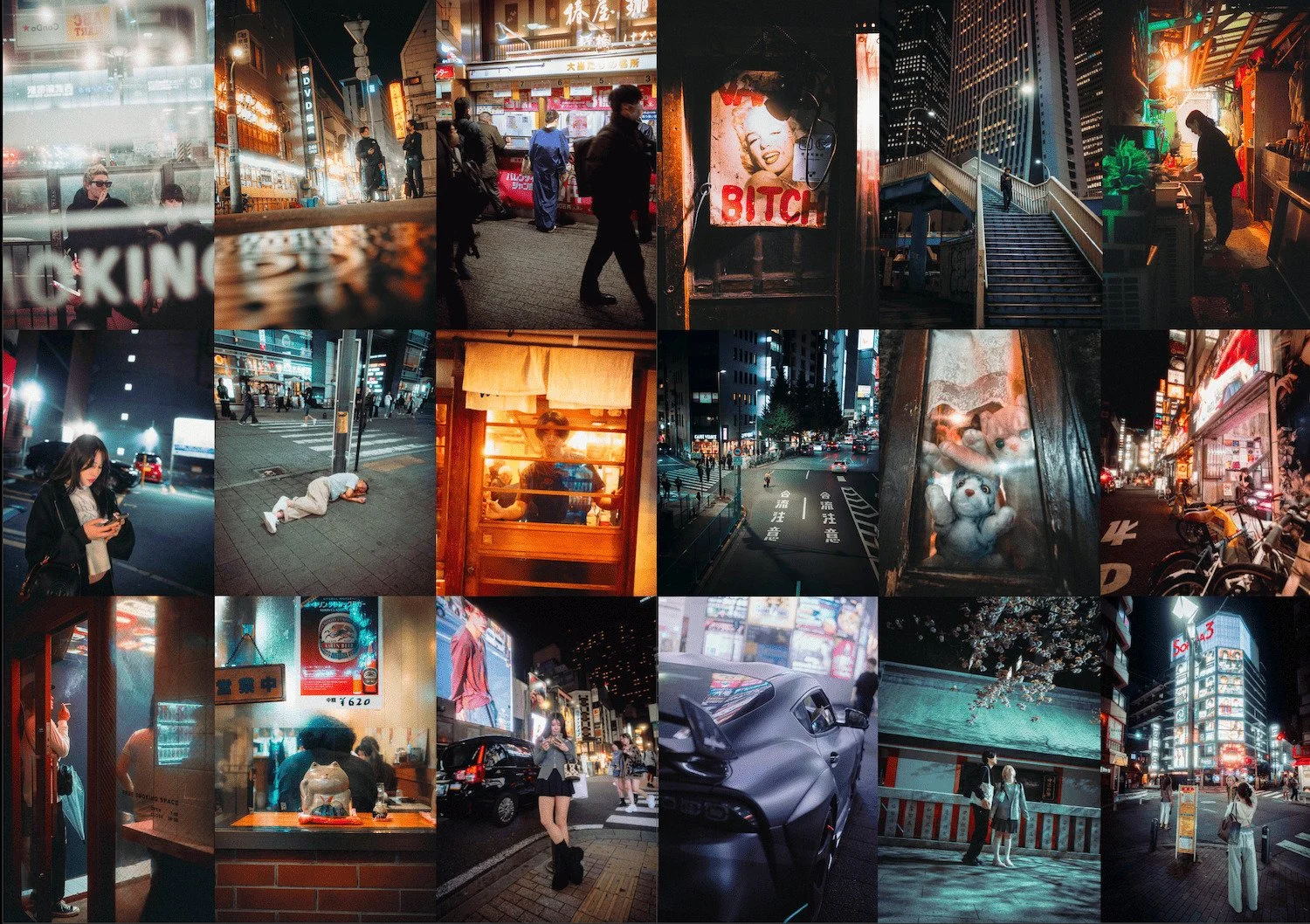 Street photography spread by Deniz Demir's new photobook 最近 LATELY VOL 1