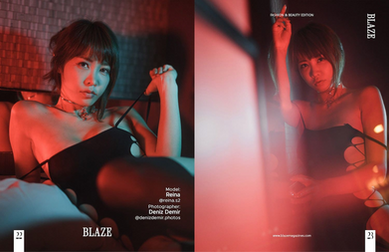 BLAZE Magazine - Striking Elegance by Deniz Demir