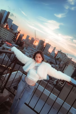 Rooftop Private Photoshoot with Tokyo Photographer