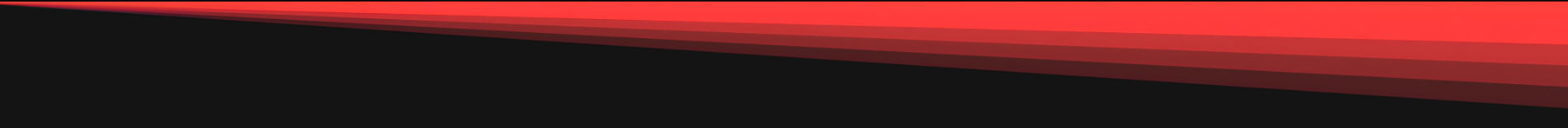Close-up of a red and black automobile hood with a sleek, aerodynamic design.
