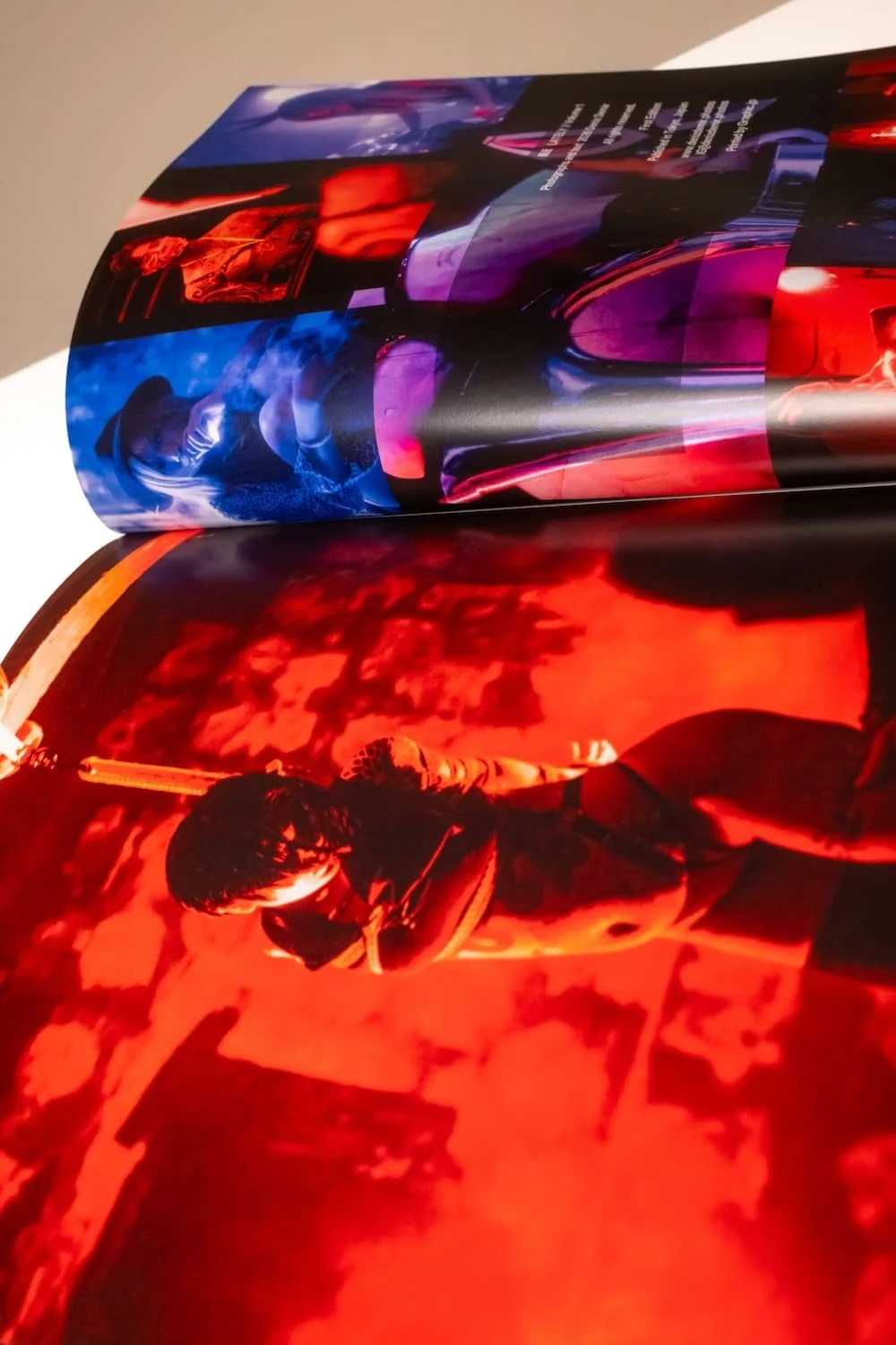 Magazine detail shot of Tokyo photographer Deniz Demir photobook 最近 //  Lately Volume 1
