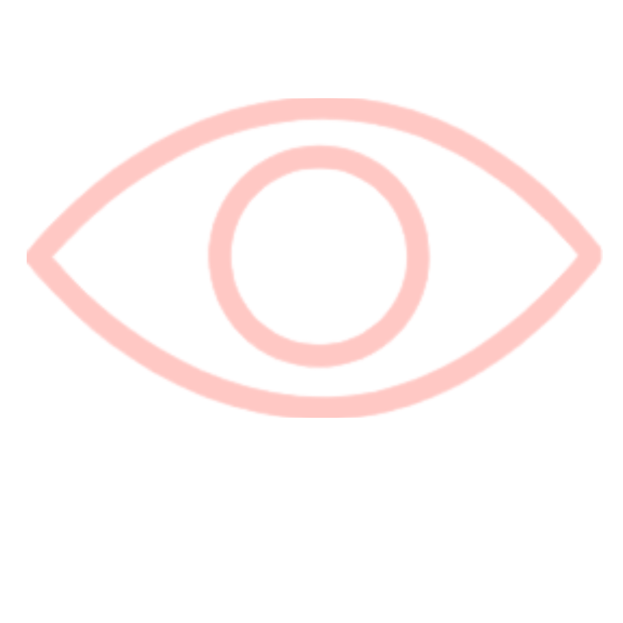 Pink outlined rainbow with a black background.