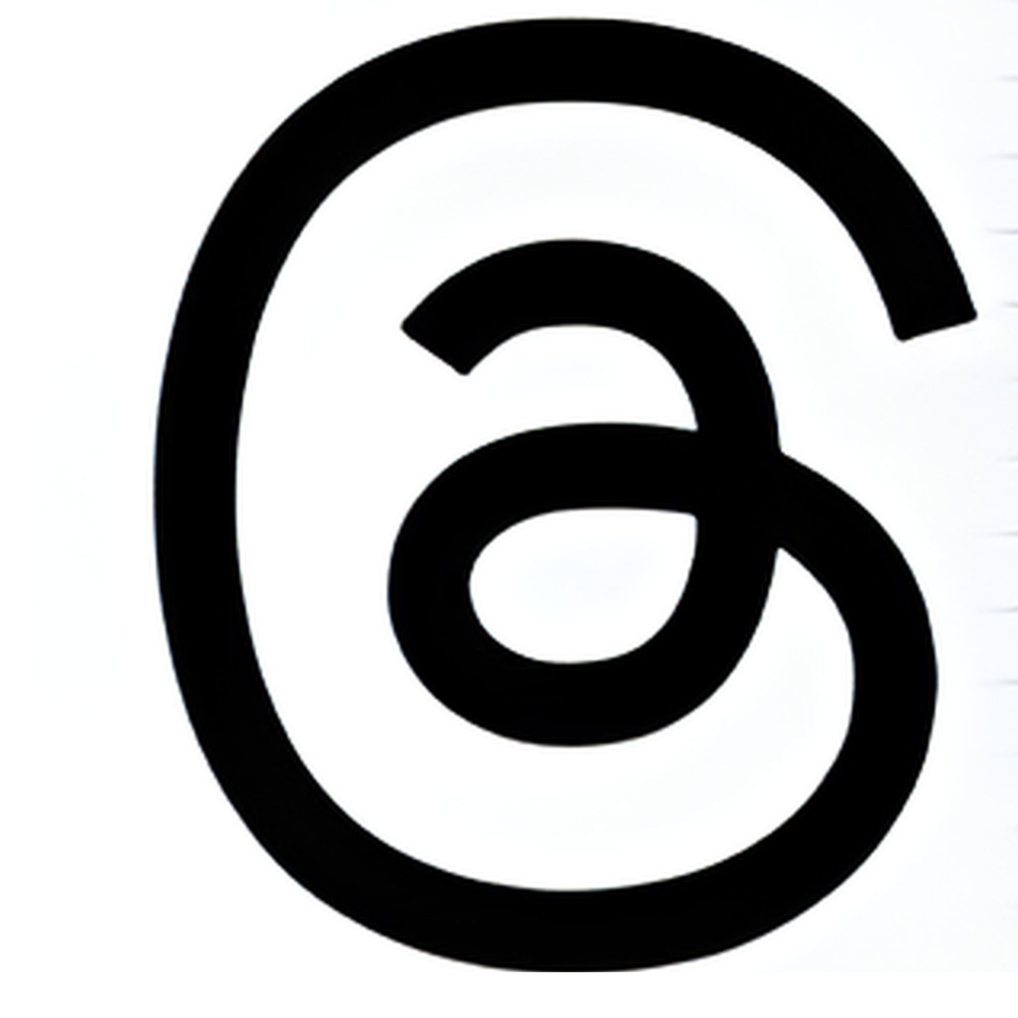 Close-up of a black speaker icon on a white background.