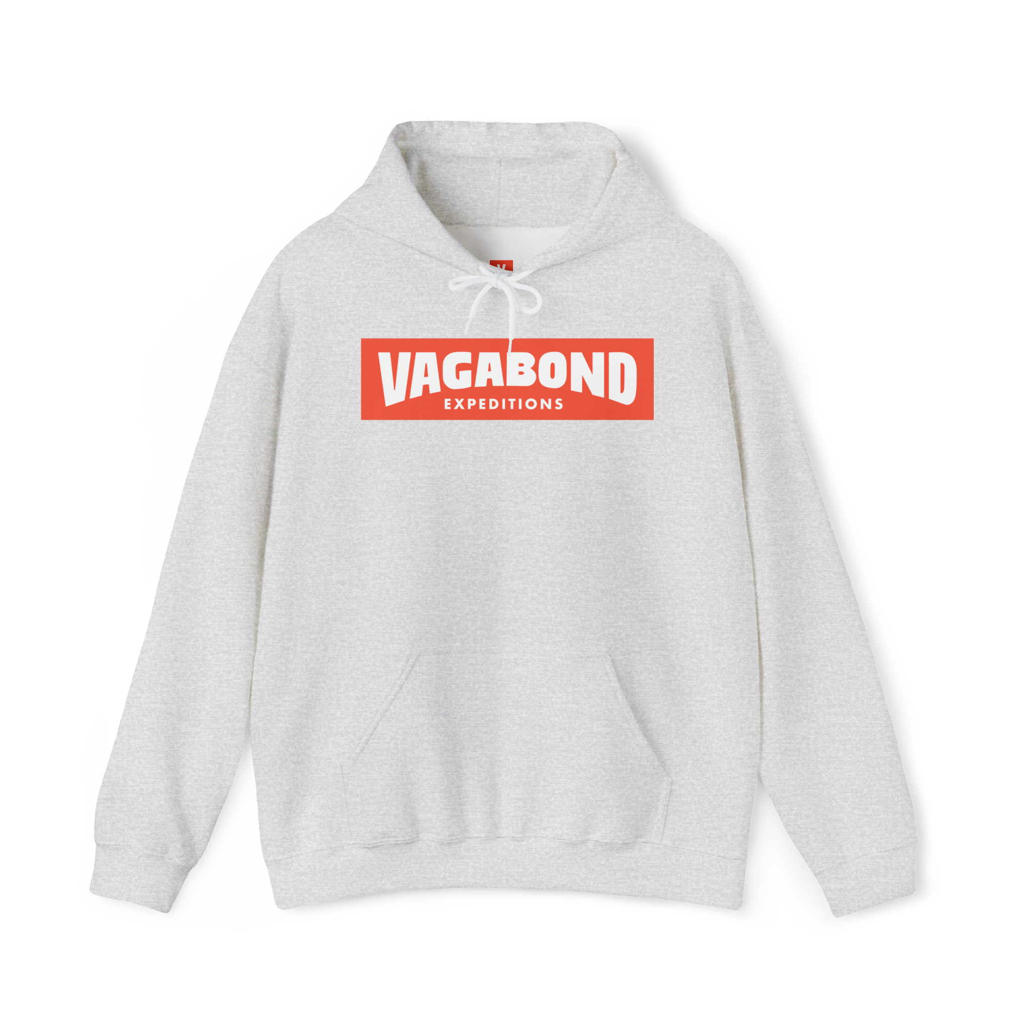 Vagabond Expeditions Hoodie — Adventure Travel Logo Pullover