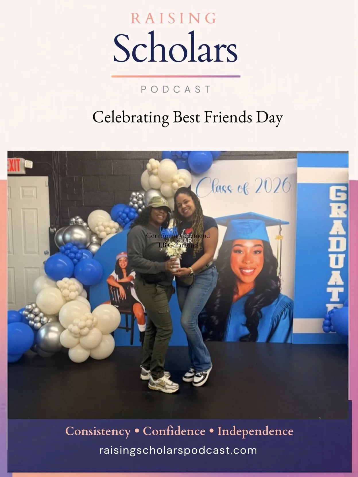 Happy Best Friends Day to the one who has cheered for every single version of me. 🤍

The podcast, the learning center, the late night ideas, the pivots she&rsquo;s been there for all of it. Every entrepreneur needs someone in their corner who believ