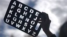 AAC tool. A letterboard needed to spell and authentically communicate.