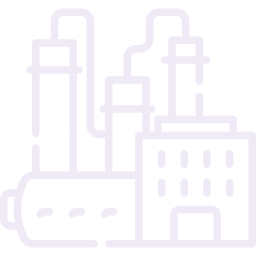 Outline drawing of a cityscape with various buildings and skyscrapers.