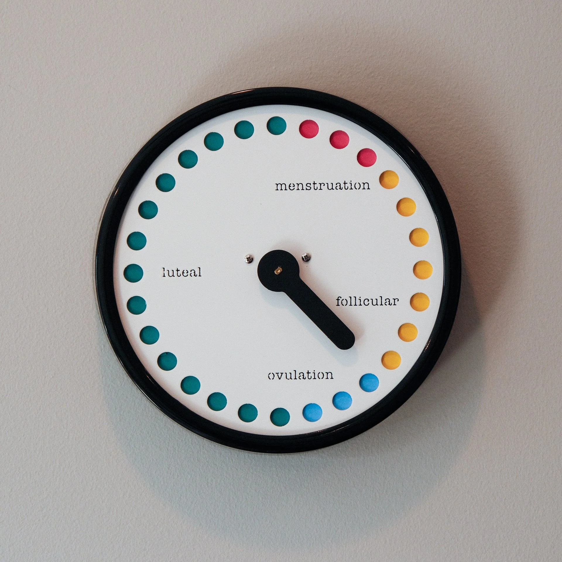 Custom Menstrual Cycle Clock