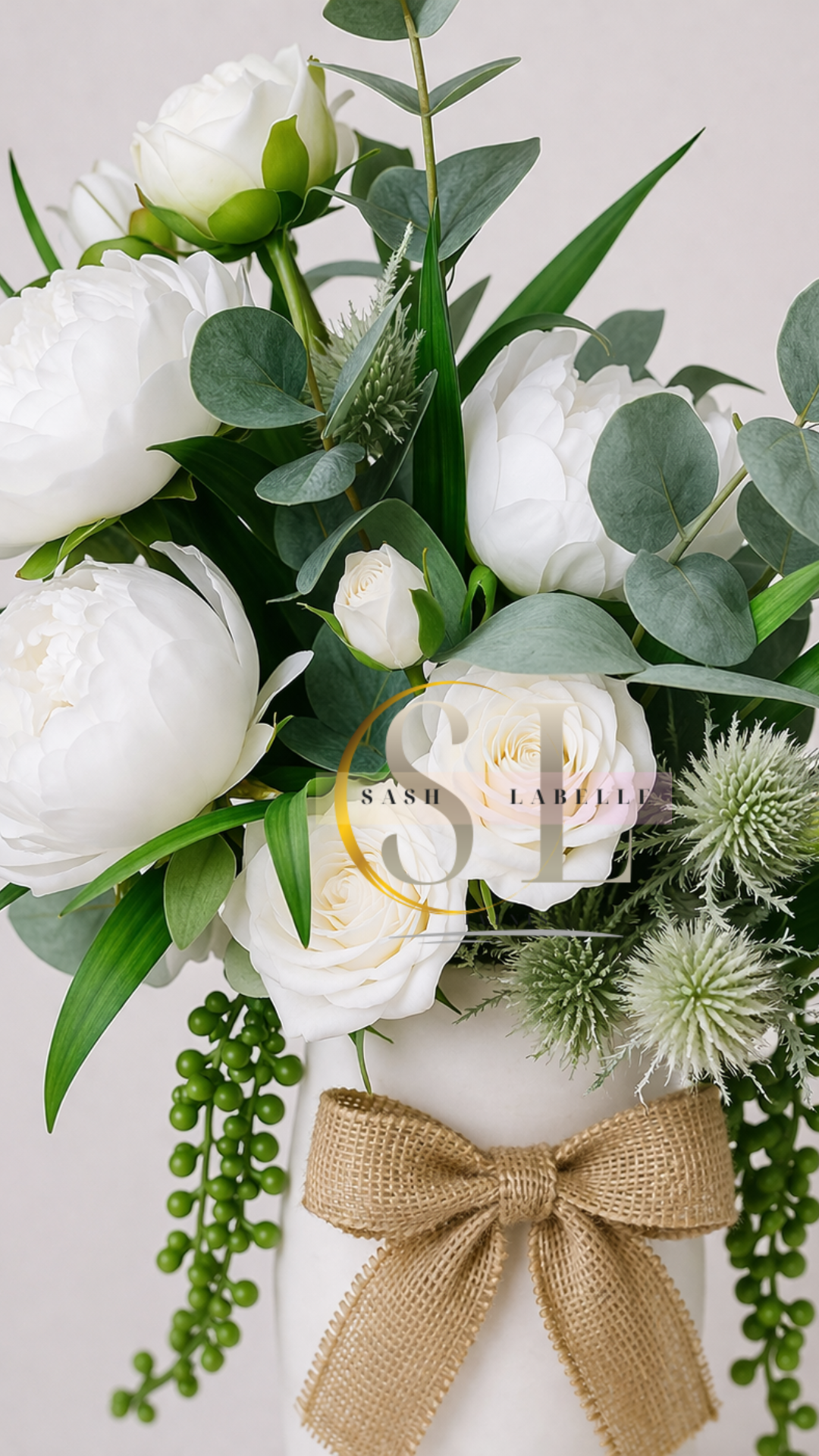 Eucalyptus Flower Centerpieces for Rent