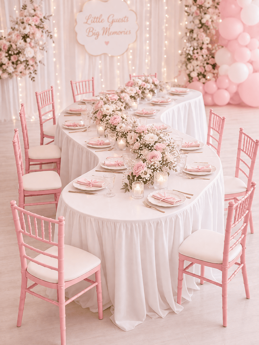 Kids Pink Chiavari Chairs (Rental)