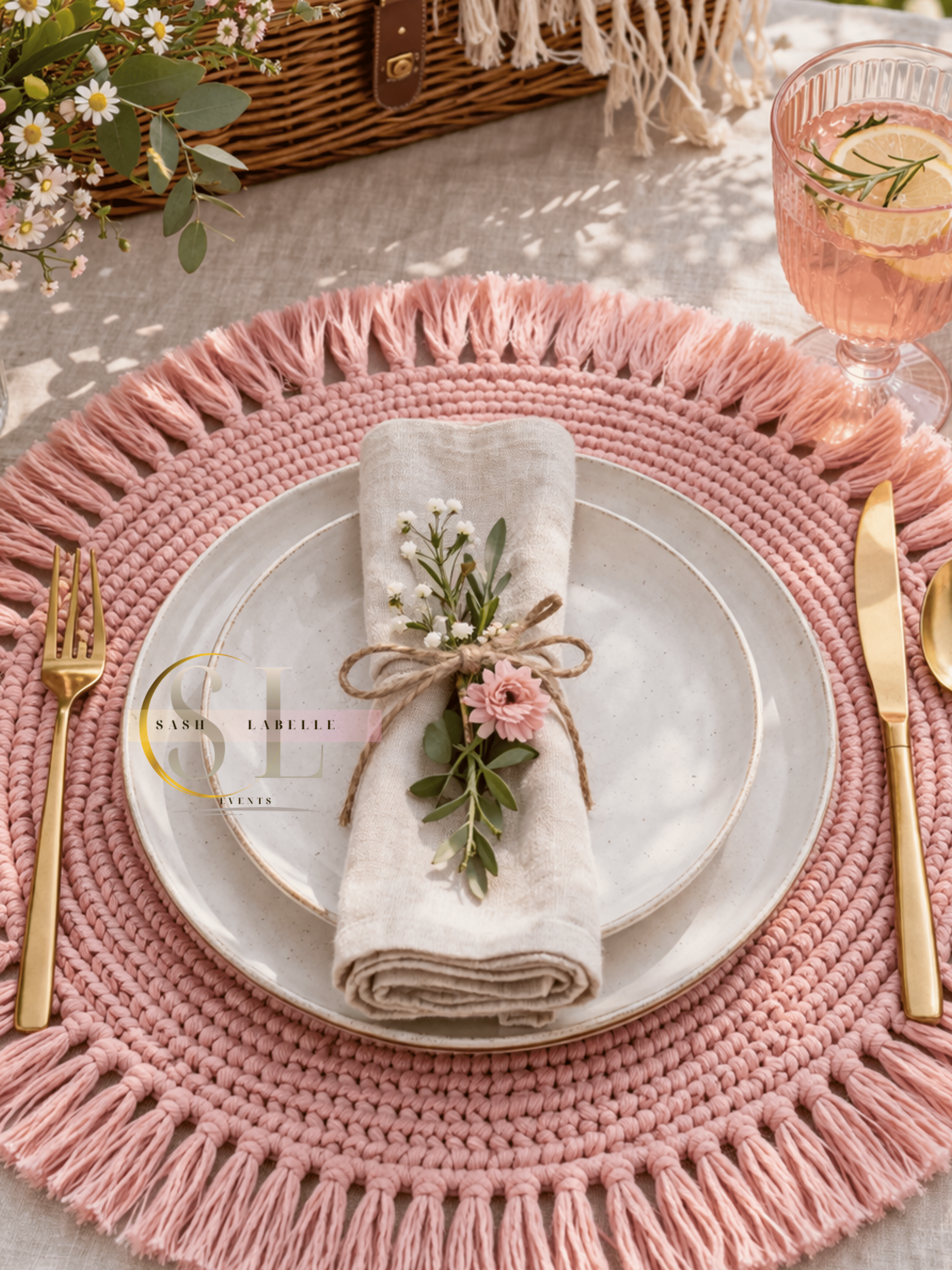 Event Rentals - Pink Placemats