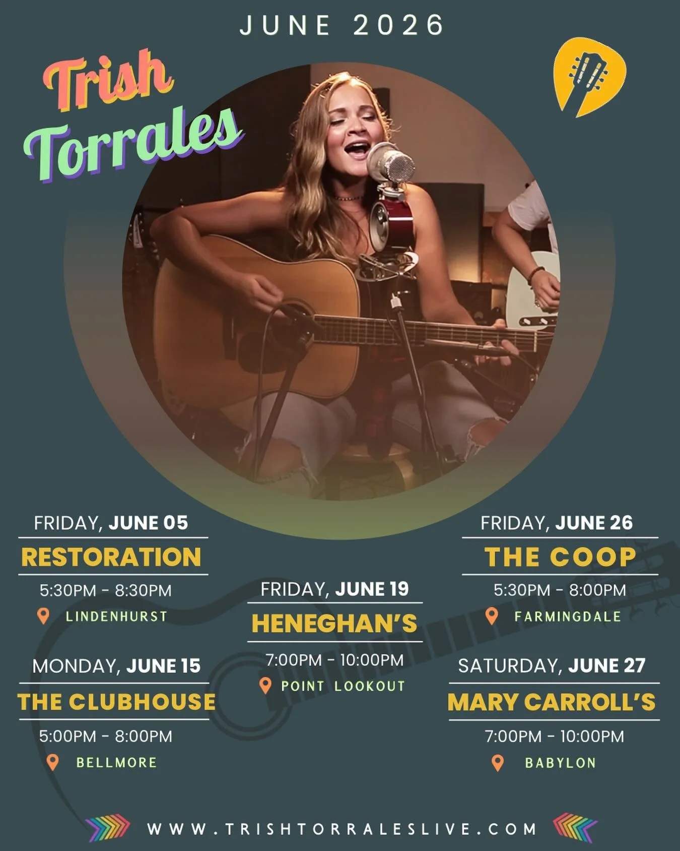 June gigs y&rsquo;all ! Happy Pride ! 🏳️&zwj;🌈🏳️&zwj;⚧️