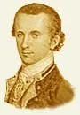 A vintage black-and-white portrait of a man in 18th-19th century attire