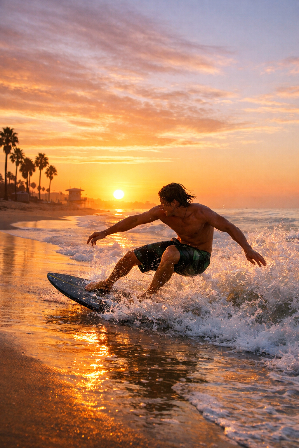 Skimboarding in California Beaches: The Ultimate Coastal Thrill