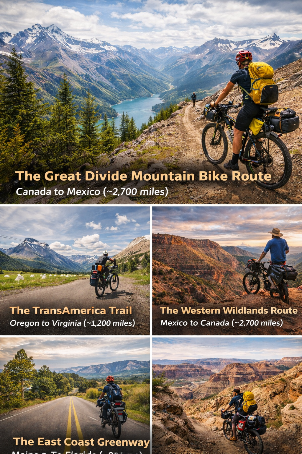 Riding Across America: The Best Long-DistanceMountain Bike Trails
