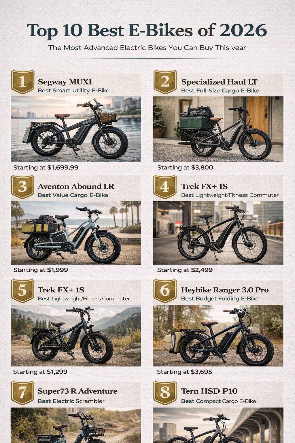 The Best E-Bikes of 2026 — and What Will Matter Most Through 2028