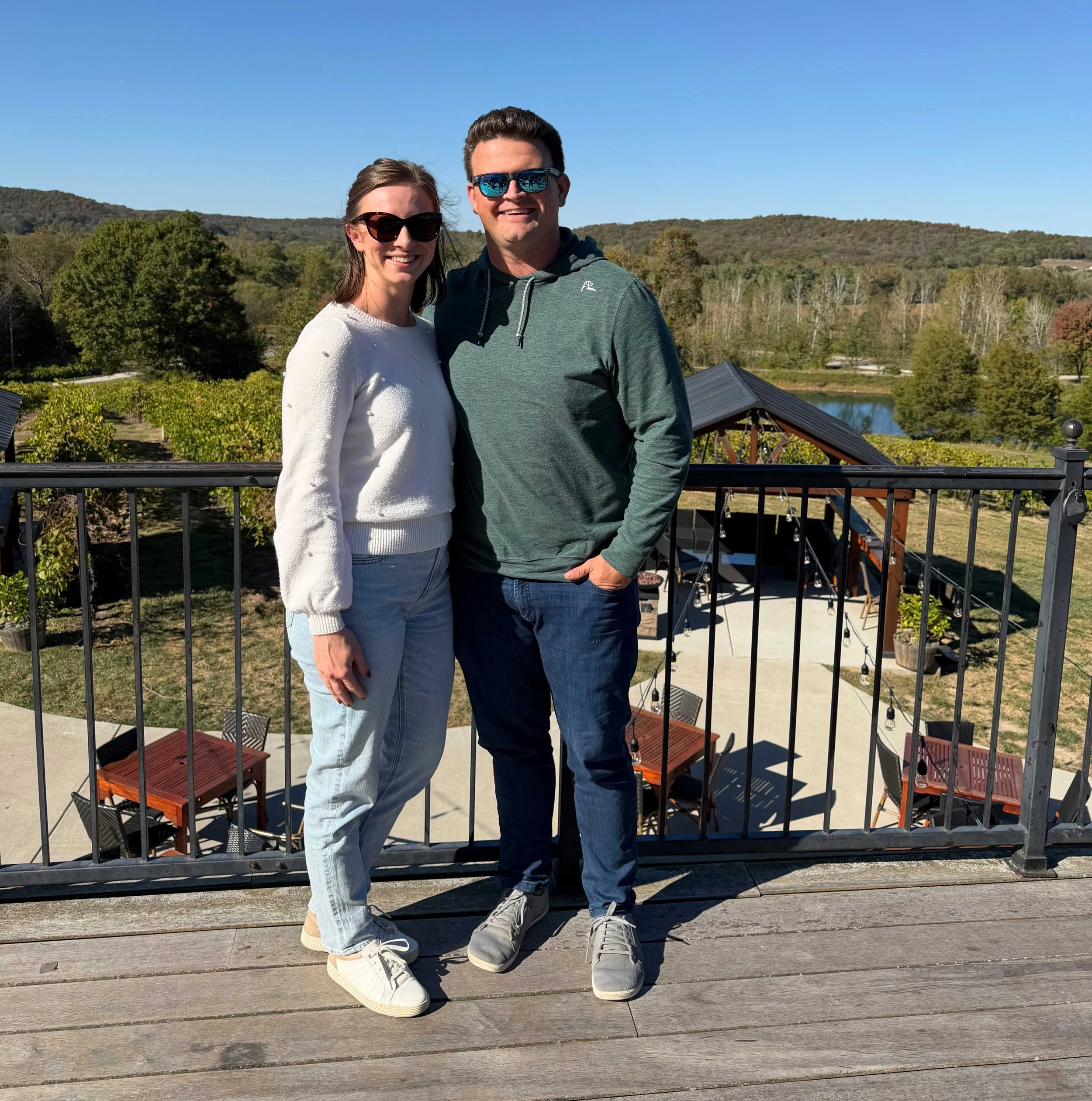 Rob Clark and his wife Sam.