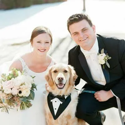 Rob Clark and his wife Sam on their wedding day.