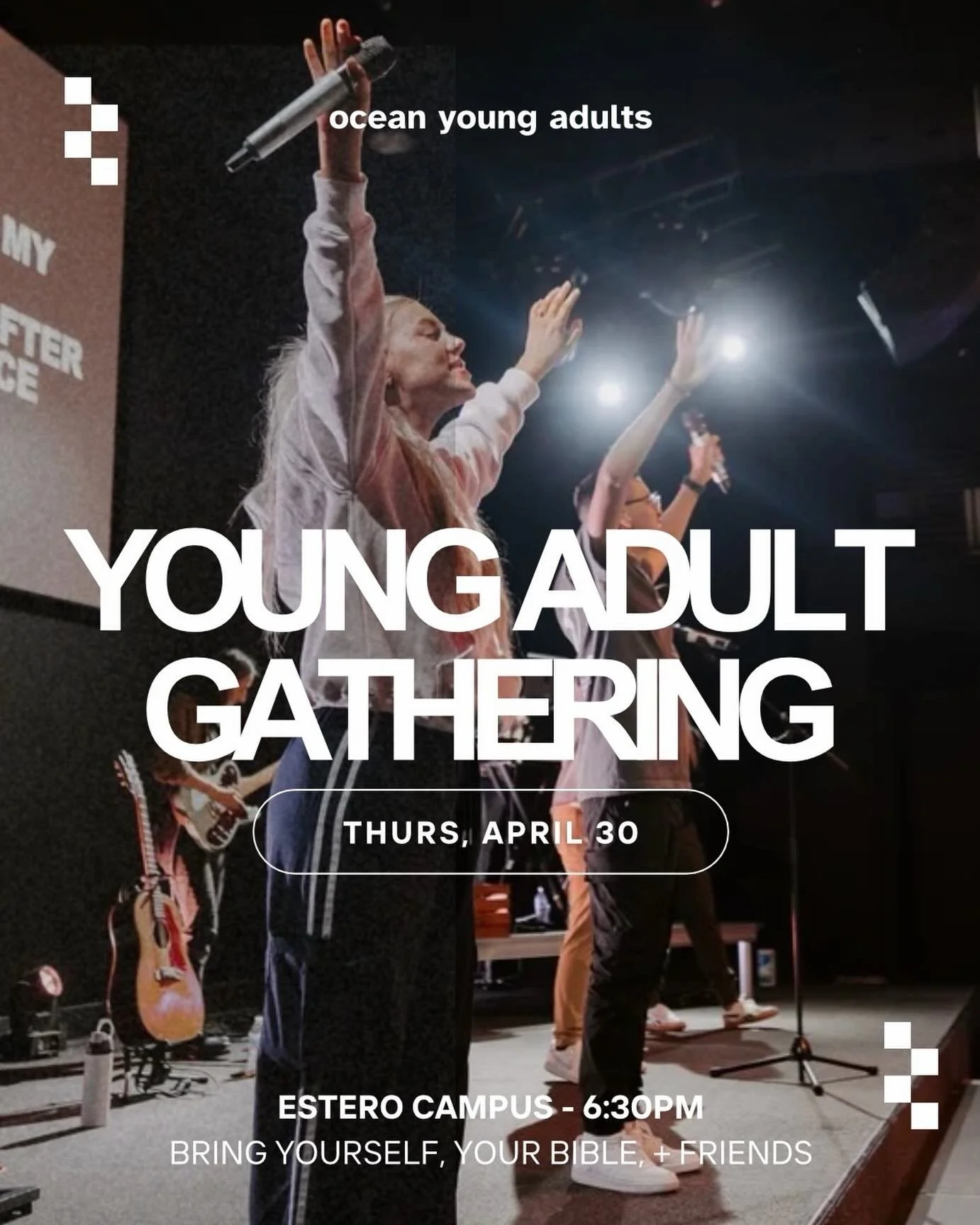 GUESS WHAT?! 
Our YA gathering is just TWO days away 🙌🏽

Join us this THURSDAY for a powerful night of fellowship, as we come together for worship, hear God&rsquo;s word and unite in prayer for one another. You DON&rsquo;T want to miss it‼️

We&rsq