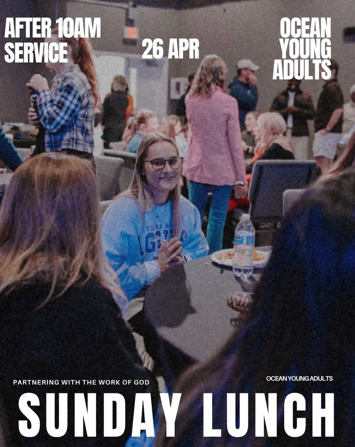 - SUNDAY LUNCH - 

YA FAMILY!
Join us THIS SUNDAY, April 26th after the 10am service for a delicious lunch. This is a time for us to fellowship and gather together while enjoying some tasty food 😋 If you&rsquo;re looking for a group of individuals w