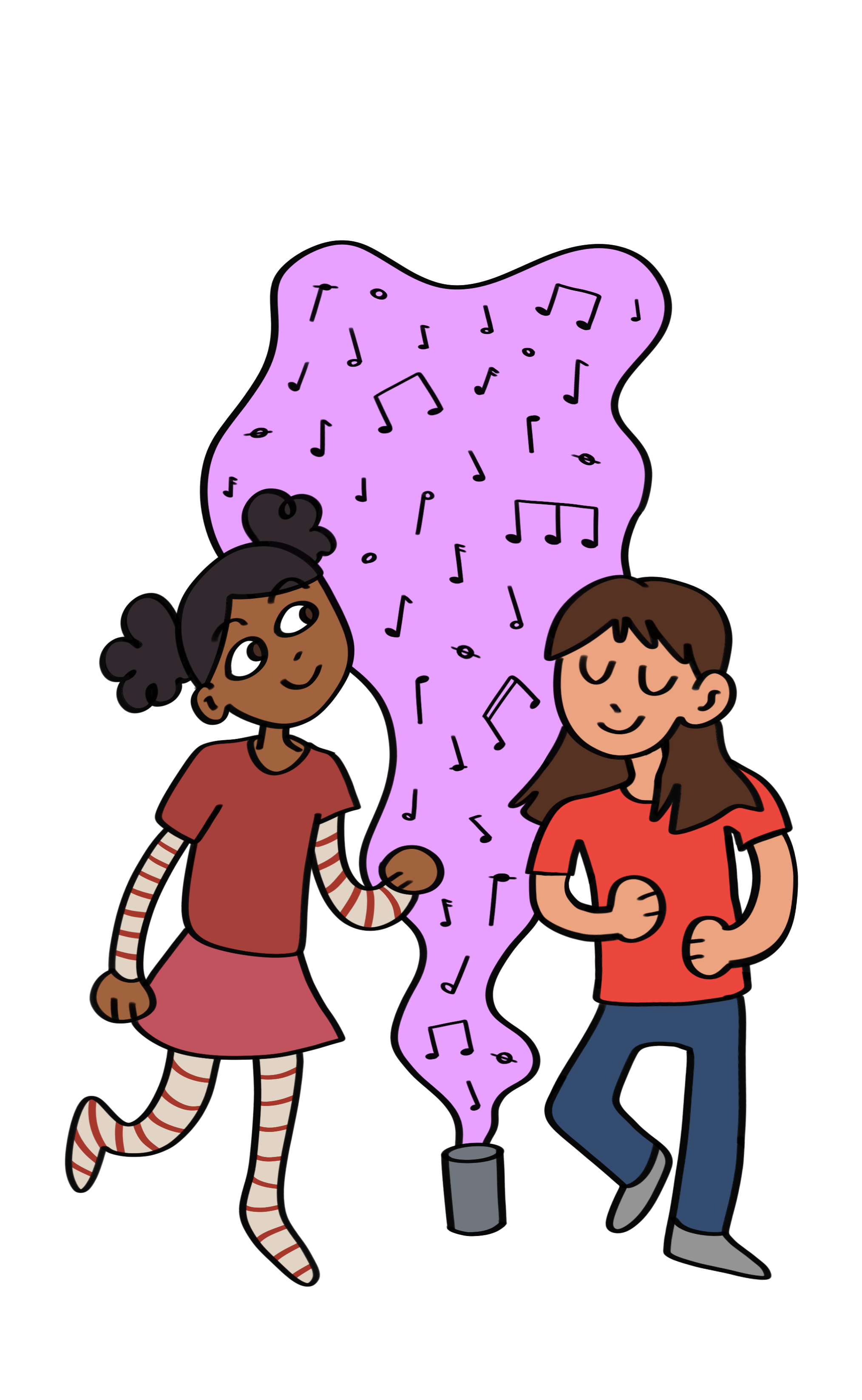 Girls dancing