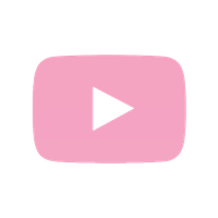 Pink YouTube play button icon with a black play symbol in the center.