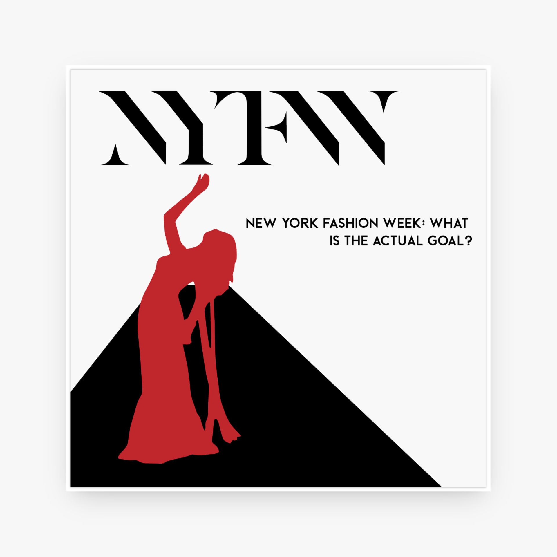 New York Fashion Week Social Media Design