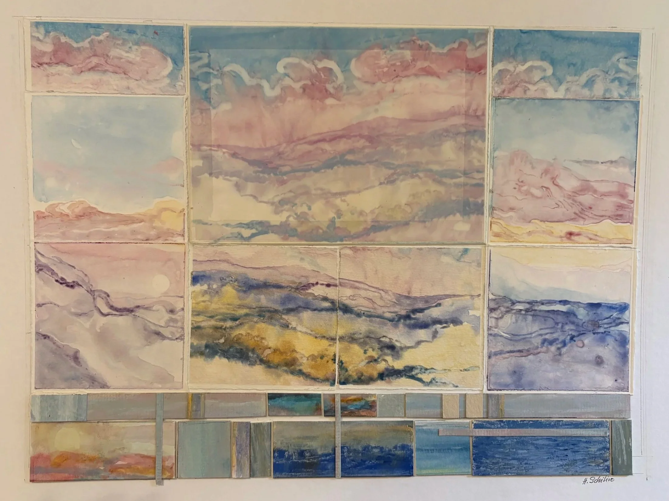 Clouds Over the Valley by Helen Schiliro