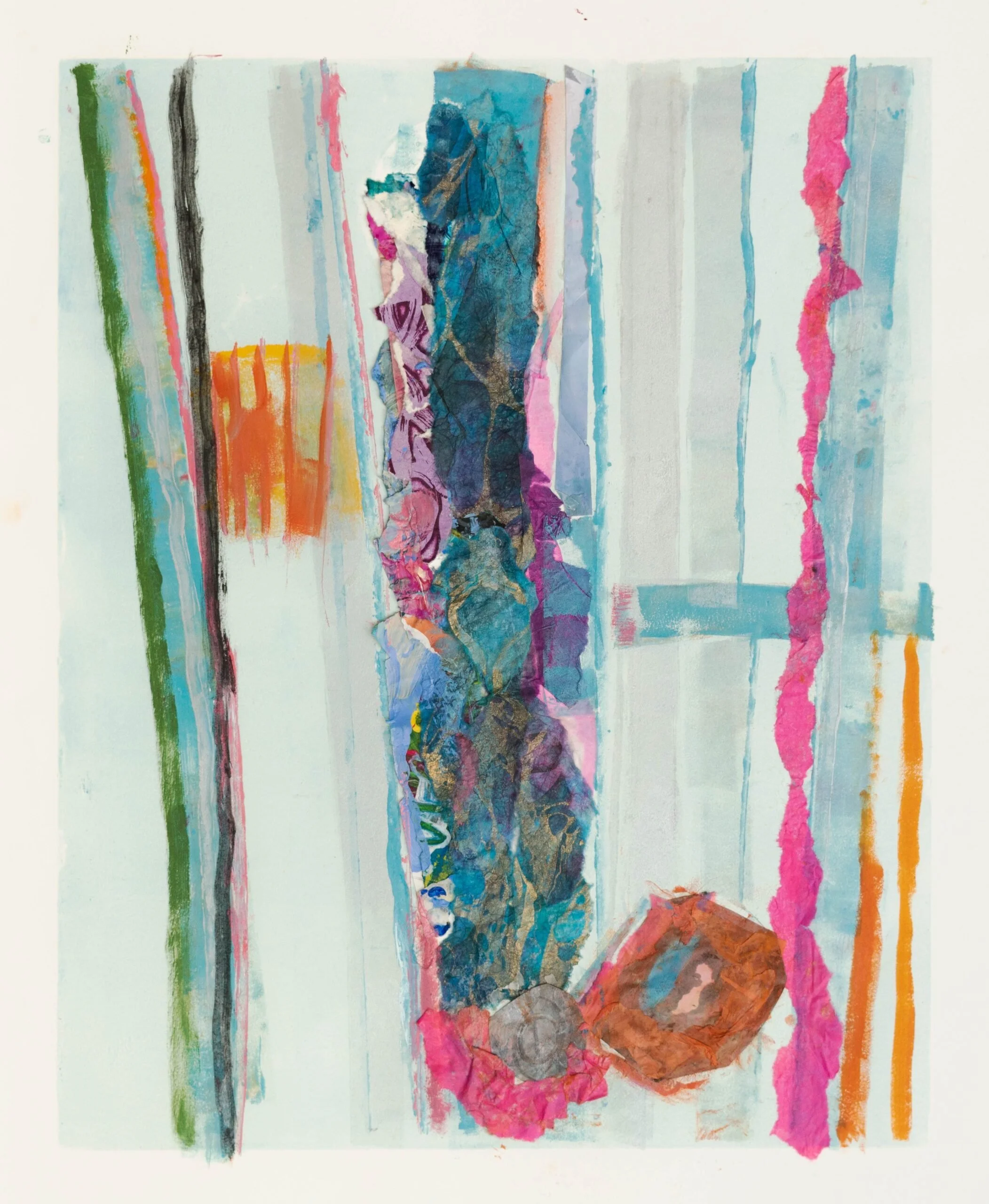 Helen Pasternack, City Lights, Mixed media, 16″x20″, $600.jpg