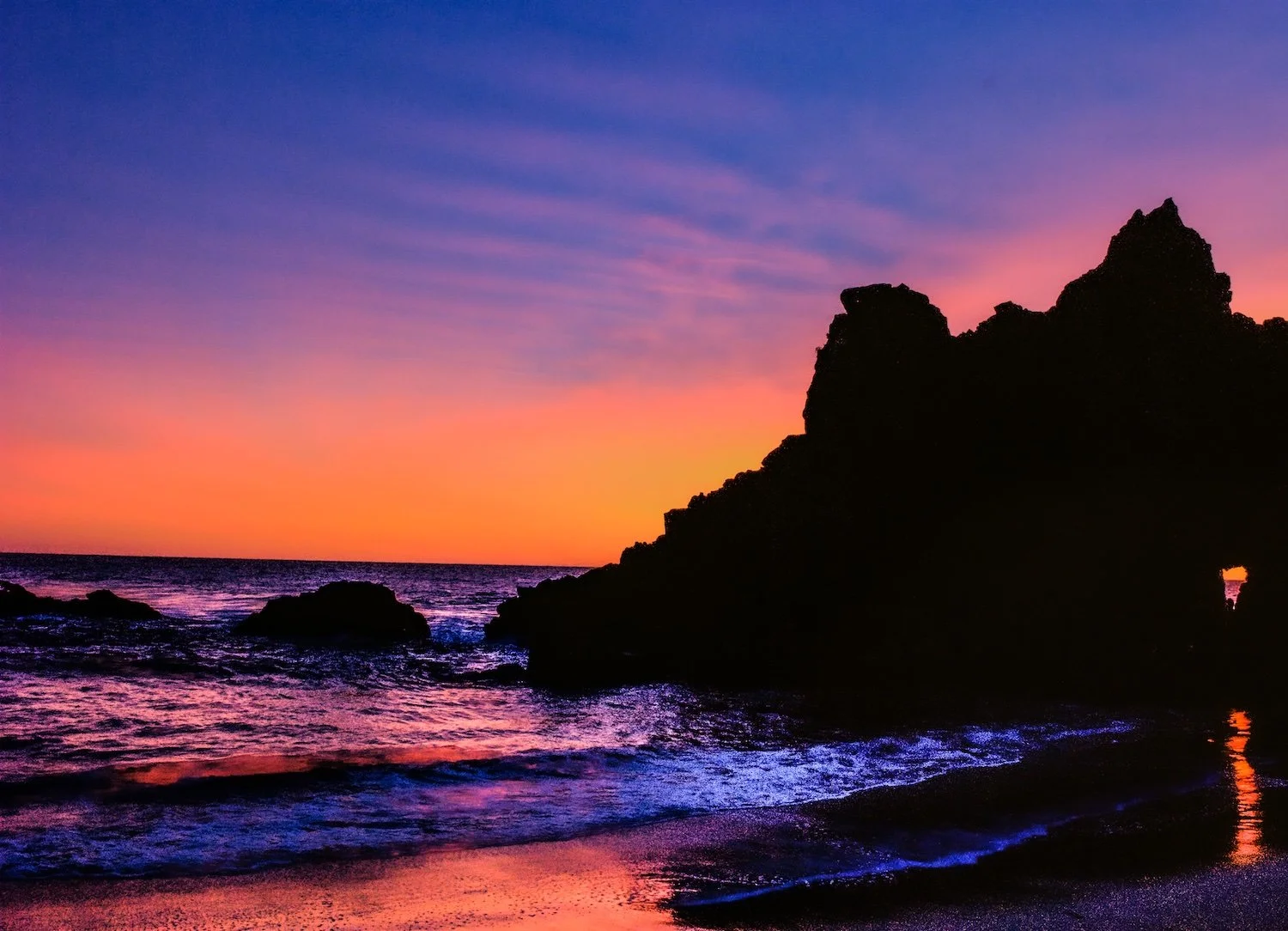 DAVID GREENE, Sunset at BIg SUR, Photograph, 20″X30″, $525