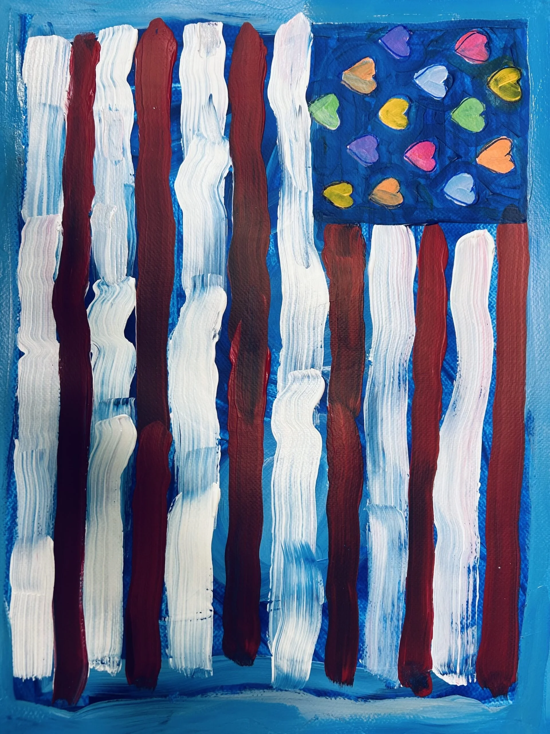Barb Armstrong, Love Prevails All Things, Acrylic, 16″x20″, $250
