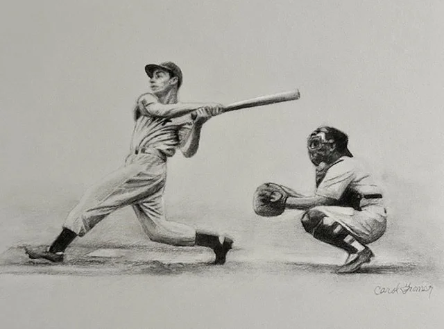 Carol Gromer, Timeless, Charcoal, 20″X25.5″ framed, $2,000.jpeg