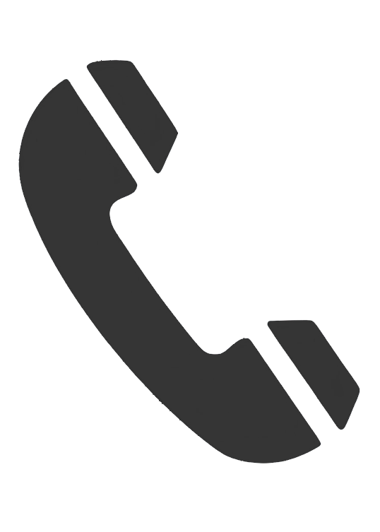 Silhouette of a traditional telephone handset.