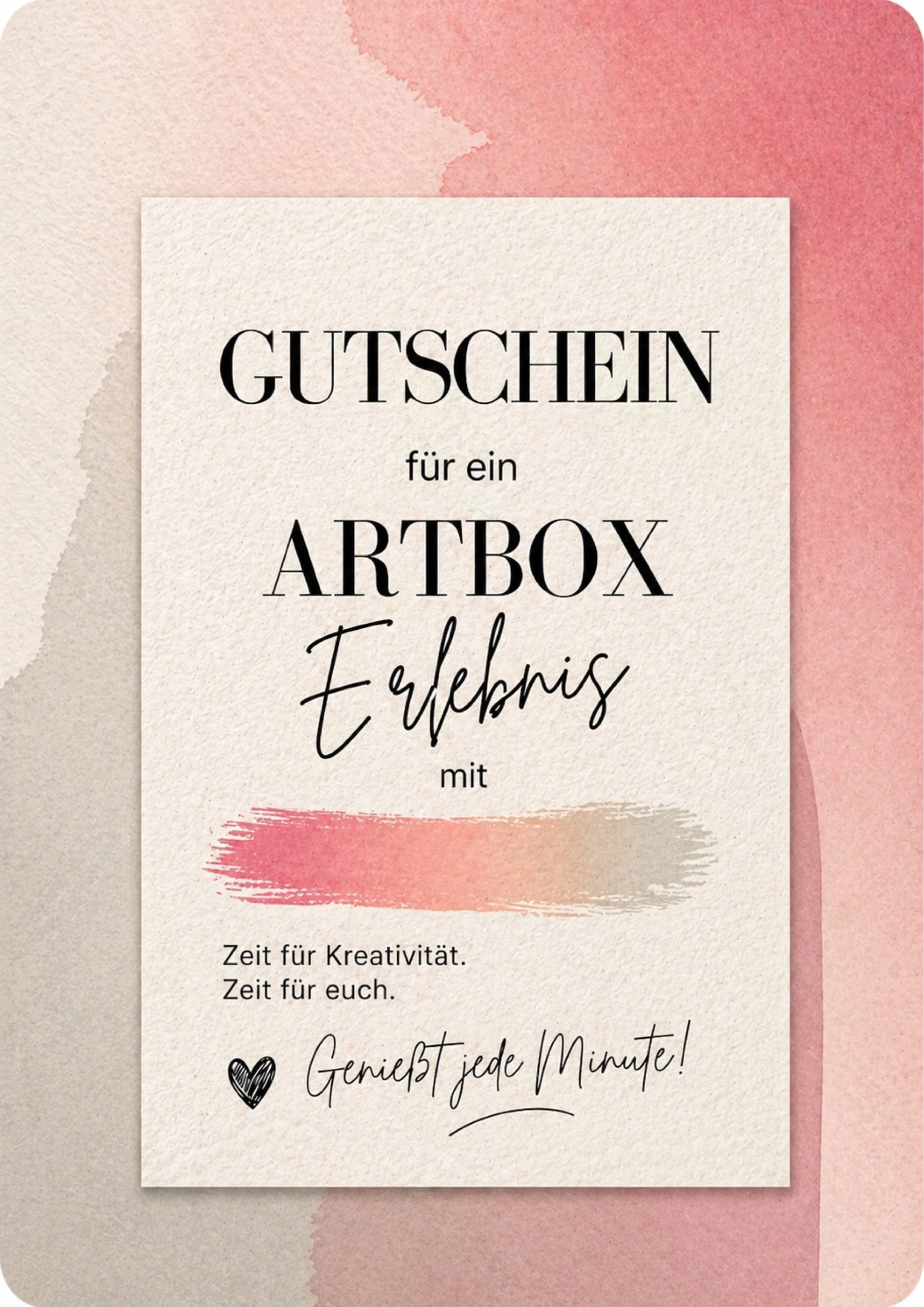 Artbox Erlebnis Gutschein