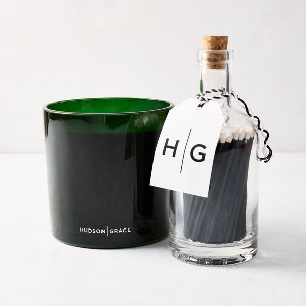 Hudson|Grace Aspen Scented Candle &amp; Matches Set