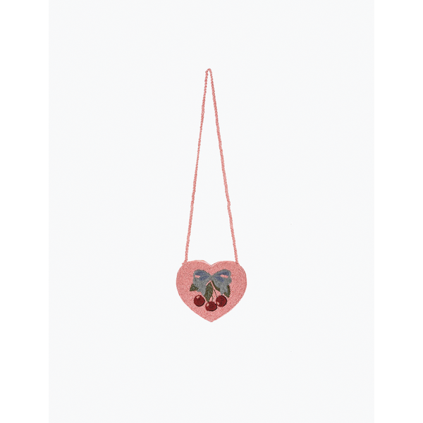 KONGES SLØJD Beaded Heart Bag